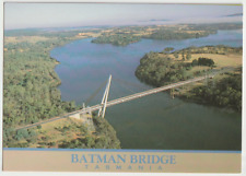 Australia TASMANIA TAS Batman Bridge TAMAR RIVER Bartel BT48 postcard c1980s picture