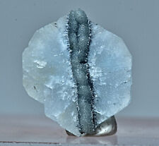 Amazing Unusual Vorobyevite Beryl Rosterite Crystal with Coated Tourmaline picture