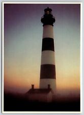 Postcard NC Bodie Island Lighthouse Morning Mist picture