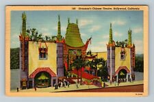 Hollywood CA-California, Grauman's Theatre, Exterior Vintage Postcard picture