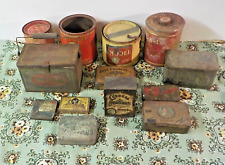 Vintage Huge  Lot Empty  Smoking Tobacco Tins picture