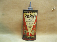 1940's Every-Ready Oil Can Lead Top Nice Graphics with Old machins picture
