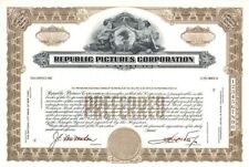 Republic Pictures Corp. - Specimen Stock Certificate - Specimen Stocks & Bonds picture
