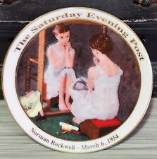 Vintage Norman Rockwell Collector's Mini Plate 