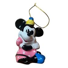 Schmid Disney Minnie Mouse Collectible Ornament 1980s Vintage in Box picture
