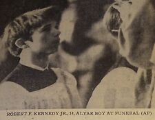 June 9 1968 Boston Sunday Globe Newspaper ROBERT KENNEDY FUNERAL Bobby Altar Boy picture