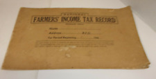 National Farmers' Income Tax Record Nineteenth Edition 1942 And 1943 The Mitchel picture