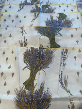 Stunning  Cloth Napkins Lavender Bouquets Set of 6 - 15x15” picture