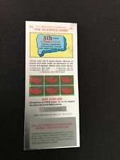 Connecticut   SV Instant NH Lottery Ticket,  issued in 1977 no cash value picture
