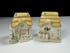 Retired HTF 2003 Lenox Irish Blessing Salt And Pepper Set 24k Gold Accent (Read) picture