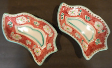VINTAGE Pair of Vietri Made In Italy Hand Painted Dish Plate Trinket Dishes 10
