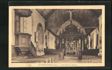 CPA Authevernes, Interior of the Church 1937  picture