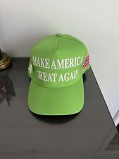 RARE Green MAGA Cap 47 Authentic official Trump 2024 campaign gear￼ CaliFame Hat picture