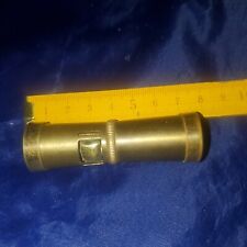 Rare Vtg Crown Grace Pipe lighter squeeze tube cylinder Japan gold brass tone picture