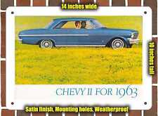 METAL SIGN - 1963 Chevrolet Chevy II picture