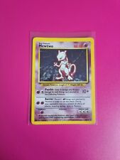 Pokemon Mewtwo Holo Base Set 10/102 Highly Played picture