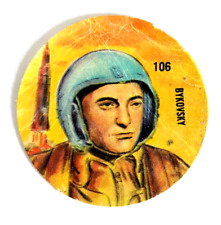 1966 Vintage Crack Argentina Valery Bykovsky Original Card Soviet Cosmonaut  picture