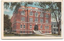 Vermont-Brattleboro-Armory and Community Building-Vintage Postcard picture