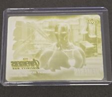 ☆~ IRON MAN ~☆ROBERT DOWNEY JR. ● MARVEL ALLURE ● YELLOW PRINTING PLATE 1 OF 1 picture