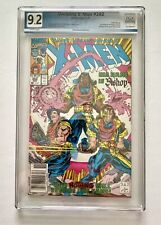 X-MEN # 282: Rare Newsstand Edition… Graded 9.2 First Bishop Key Book picture