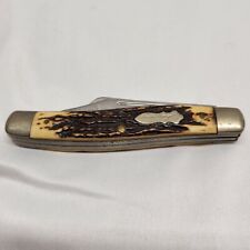Vintage Schrade Uncle Henry 3 Blade Pocket Knife no. 885UH USA Stockman picture