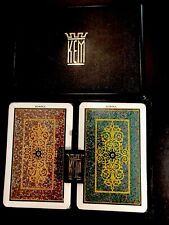 KEM CARDS TIGHTLY SEALED TWO PRISTINE DECKS OF SCROLL PATTERN picture