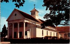 Postcard Massachusetts Hyannis Cape Cod St. Francis Xavier Church 1960s MA VTG picture