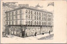 c1910s New York City Advertising Postcard BRENTANO'S BOOKSTORE Artist's View picture