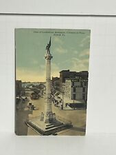 Postcard View of Confederate Monument Commercial Place Norfolk VA A65 picture