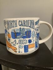 Starbucks NORTH CAROLINA State 2017 Been There Series 14 Oz Cup Mug Unboxed picture