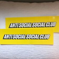 Anti Social Social Club Sticker Yellow picture