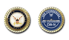 USS Ticonderoga CVA-14 Challenge Coin US Navy Officially Licensed picture