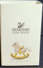 🐴 Swarovski Crystal Memories Mini 18k Gold Plated, Rocking Horse Figurine, Logo picture