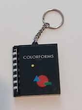 Vintage Colorforms Shapes Booklet Mini Key Chain Key Ring Basic Fun 1997 🔴🟩 picture