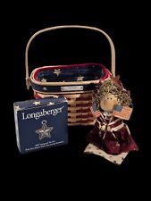 KSD Longaberger 2001 Small Hostess Appreciation Basket Liner Tie On Protector picture