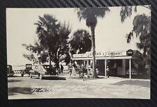 VTG Unposted Photocard Postcard B&W Packard Chuck's Boat Bait House Shop Florida picture