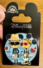 Hong Kong Disneyland HKDL Hipster Modern Mickey Minnie Mouse Beach Disney LE Pin picture
