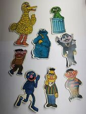 8 Vintage 80s Sesame Street Characters Refrigerator Magnets Muppets Inc. Orig.8 picture