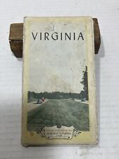 1953 VIRGINIA Official State Highway Road Map Jim Crow Era Pre Interstate picture