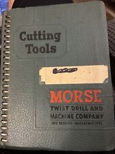 Vintage 1952 Morse Cutting Tools Catalog Twist Drill Machine Company Reamers picture