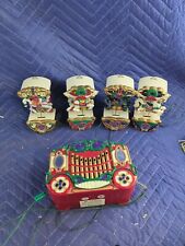 Vtg Mr Christmas Lighted Holiday Carousel Circa 1874 Music Box Carousel WORKS picture