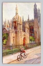 Postcard Kings College Cambridge England, Tuck Oillette no 2713 A20 picture