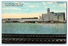 c1910's Fisher Flouring Mills Railway Seattle Washington WA Unposted Postcard picture