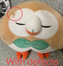 ⚡️Jazwares Pokemon Sleeping Rowlet 18 Inch Plush 🆕 With Defects⚠️ picture
