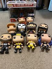 Lot Of WWE Funko Pop Figures John Cena Sting Brock Lesnar New Day Loose As Is picture