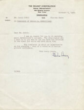 CHARLES HENRY - TYPED LETTER SIGNED 12/06/1950 picture