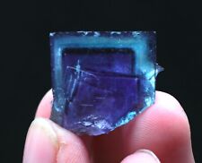 27.3g Natural Purple Green FLUORITE Crystal Mineral Specimen/Yaogangxian picture