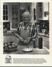 1989 Press Photo Pierre Franey, Chef of 