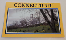 Essex, Connecticut Yellow Daffodils Church Hill Postcard picture