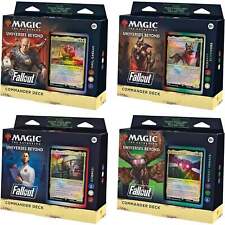 Magic the Gathering: Fallout Commander Deck Bundle [4 MTG Decks Included] NEW picture